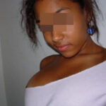 Jolie black à Blois pour une fellation